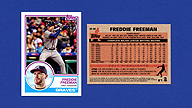 2018 Topps #83-49 Freddie FREEMAN Series 1 35th Anniversary 1983