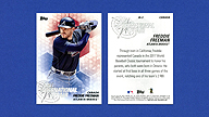 2018 Topps #IA-3 Freddie FREEMAN Update Series An International Affair