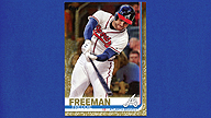 2019 Topps #183 Freddie FREEMAN Series 1 Gold [0052/2019]