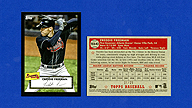 2021 Topps #T52-42 Freddie FREEMAN Redux Black {1952 Design} {Serial 05/25}