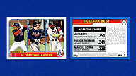 2021 Topps Big League #246 Juan SOTO Freddie FREEMAN Marcell OZUNA N.L. Batting Leaders