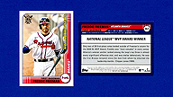 2021 Topps Big League #267 Freddie FREEMAN Award Winners N.L. MVP