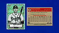 2021 Topps Chrome Platinum Anniversary #173 Freddie FREEMAN Black & White Mini-Diamonds [Lite]