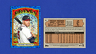 2021 Topps Heritage #39 Freddie FREEMAN Blue Sparkle Refractor Walmart