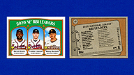 2021 Topps Heritage #87 Marcell OZUNA Freddie FREEMAN Manny MACHADO N.L. RBI Leaders