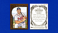 2015 Topps Gypsy Queen #26 Freddie FREEMAN Paper Frame Bronze [269/499]