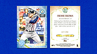 2018 Topps Gypsy Queen #264 Freddie FREEMAN Indigo [157/250]