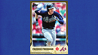 2015 Topps #73 Freddie FREEMAN Series One Gold Parallel [1604/2015]