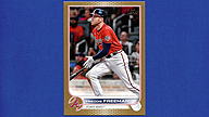 2022 Topps #236 Freddie FREEMAN Series One Gold Parallel [1672/2022]