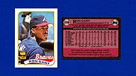 1989 Topps #296 Ron GANT All Star Rookie