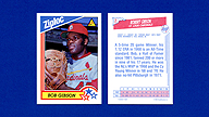 1992 Dow Brands Ziploc #11 Bob GIBSON