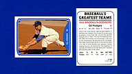 1987 TCMA #5 Gil HODGES 1955 Brooklyn DODGERS 