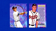 1995 Fleer Skybox #8 of 10 Chipper JONES Emotion