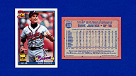 1991 Topps #329 Dave JUSTICE All-Star Rookie