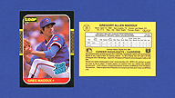 1987 Leaf #36 Greg MADDUX Rated Rookie [RC]