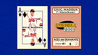 2000 Pacific Invincible #2 Greg MADDUX Diamond Aces