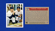 2021 Topps x Mickey MANTLE #13 Yogi BERRA 1957 Topps Yankees Power Hitters