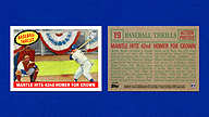 2021 Topps x Mickey MANTLE #19 1959 Topps Baseball Thrills