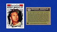 2021 Topps x Mickey MANTLE #23 1961 Topps All-Star