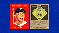 2021 Topps x Mickey MANTLE #24 1961 Topps MVP