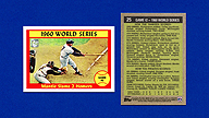 2021 Topps x Mickey MANTLE #25 1961 Topps World Series Game 2