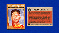 2021 Topps x Mickey MANTLE #28 1962 Topps All-Star