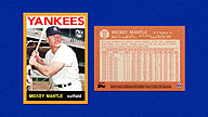 2021 Topps x Mickey MANTLE #32 1964 Topps Orange {Serial 007/150}