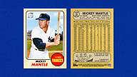 2021 Topps x Mickey MANTLE #38 1968 Topps