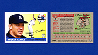 2021 Topps x Mickey MANTLE #9 1955 Topps