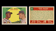 1959 Topps #212 Hank AARON Ed MATHEWS Fence Busters