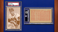 1963 Exhibits [#] Eddie MATHEWS Statistic Back [PSA 5 EX 44832378]