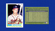 2013 Topps Archives #69 Eddie MATHEWS [1982 Design]