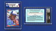 1986 Leaf #28 Fred McGRIFF Rated Rookie [HGA 8.5 NM-MT+ GGS9KSW26D]