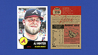 2018 Topps Living #119 A.J. MINTER [RC]