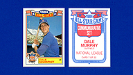 1985 Topps #7 of 22 Dale MURPHY 1984 All-Star Game Commemorative Set