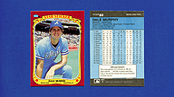 1986 Fleer Star Sticker #80 Dale MURPHY