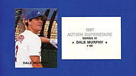 1987 Action Superstars #66 Dale MURPHY Series IV