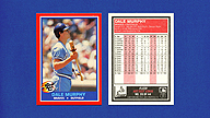 1987 Fleer #28 of 44 Dale MURPHY Hottest Stars