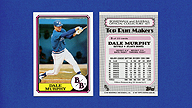 1987 Topps Boardwalk and Baseball #3 Dale MURPHY