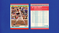 1988 Fleer Record Setters #27 Dale MURPHY