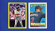 1988 Topps Stickers #86 Jeffrey LEONARD Dale MURPHY Super Star