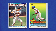 1989 Topps Stickers #32 Dale MURPHY VAR Shawon DUNSTON Back