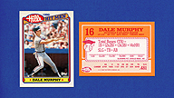 1990 Topps Hills Hit Men #16 Dale MURPHY