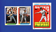 1990 Topps Stickers #25 Dale MURPHY #210 Jerry BROWNE #42 Carney LANSFORD