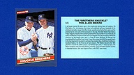 1986 Donruss #645 Phil NIEKRO Joe NIEKRO Knuckle Brothers