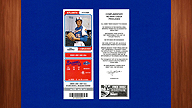 Ticket 2009-06-07 Atlanta BRAVES vs Milwaukee BREWERS - Aisle 219R Row 16 Seat 6 - 1974 Topps Phil NIEKRO