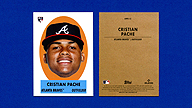 2021 Topps Archives #69PO-12 Cristian PACHE 1969 Peel-Offs {RC}