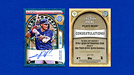 2021 Topps Gypsy Queen Gqa Cp Cristian PACHE Blue Autograph {RC} {Serial 58/99}