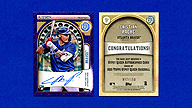 2021 Topps Gypsy Queen Gqa Cp Cristian PACHE Indigo Autograph {RC} {Serial 052/150}