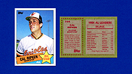 1985 Topps #704 Cal RIPKEN A.L. All-Star